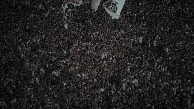Torcedores do Atlético nas arquibancadas do Mineirão