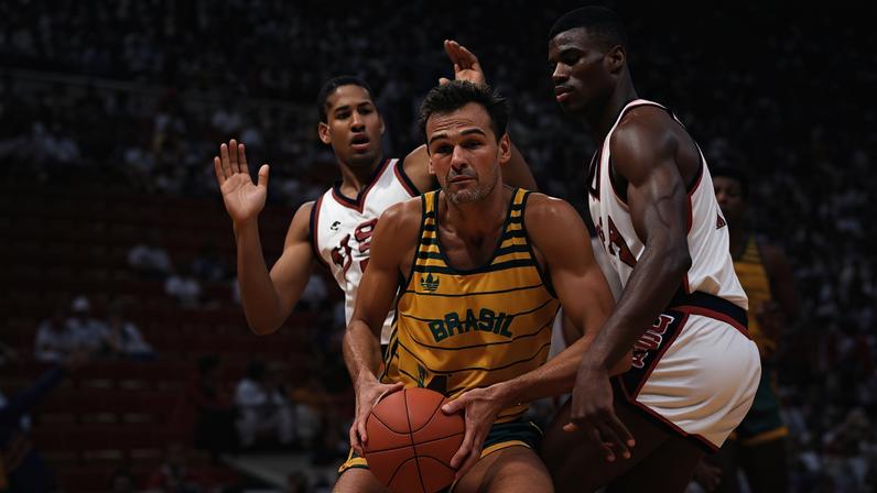 Oscar Schmidt fez incríveis 46 pontos na final do Pan de 87 contra os Estados Unidos