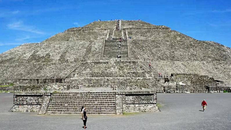 Pirâmide do Sol, em Teotihuacan, no México — Foto: Mario Roberto Durán Ortiz/CC/WikiCommons