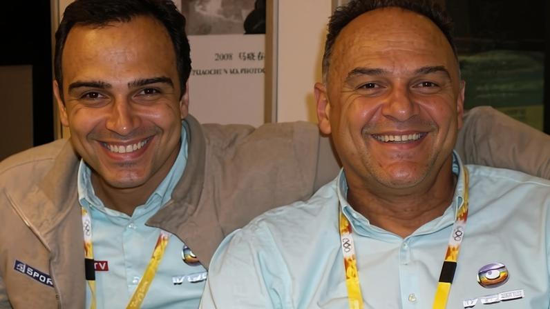 Tadeu e Oscar Schmidt juntos