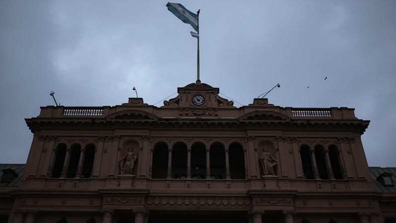 Palácio presidencial Casa Rosada, em Buenos Aires