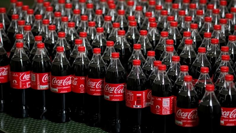 Garrafas de Coca-Cola