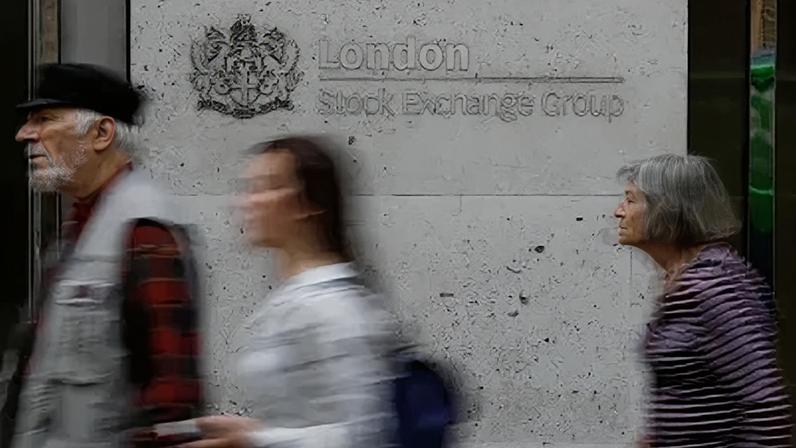 Entrada da bolsa de Londres