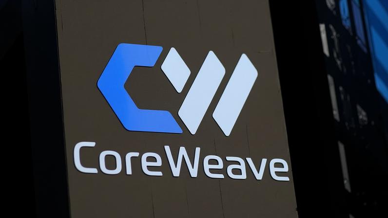 Logo da CoreWeave em Nova York