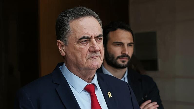 Ministro da Defesa de Israel, Israel Katz, em Jerusalém