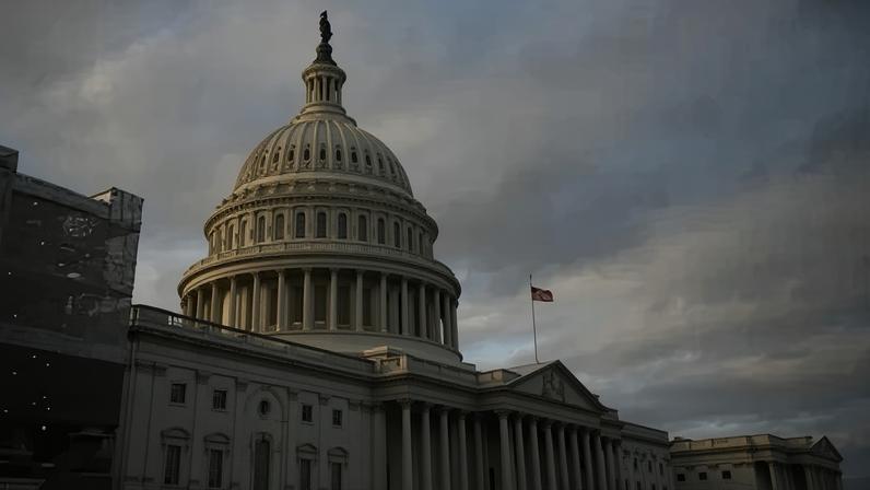 Vista do Capitólio em Washington