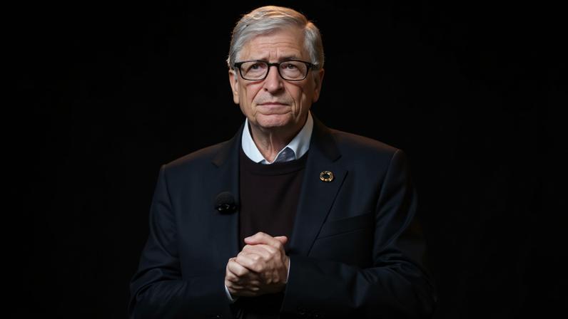 Bill Gates faz comentários iniciais no evento anual Goalkeepers da Fundação Gates, em Nova York