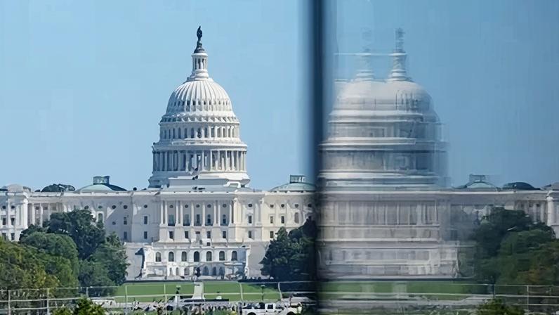 Vista do Capitólio, em Washington