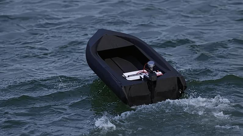 Embarcação não tripulada impressa em 3D em exercício das forças especiais da Otan com drones marítimos em Den Helder, Holanda
