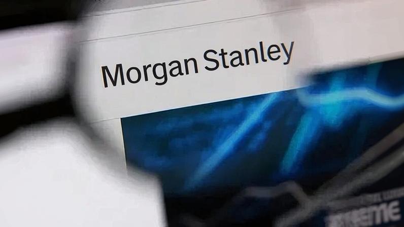 Ilustração com o logotipo do Morgan Stanley