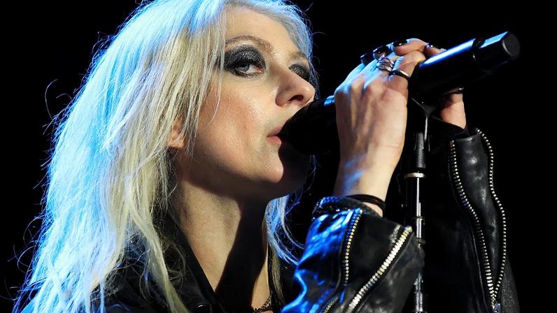 Taylor Momsen of The Pretty Reckless performs on Feb. 24, 2026 in Sao Paulo, Brazil.