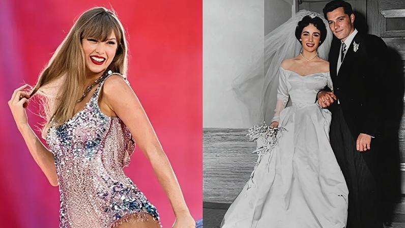 Taylor Swift pode se inspirar no estilo da atriz Elizabeth Taylor (1932-2011) para o vestido de noiva de seu casamento
