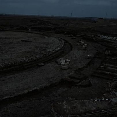 Ruínas de templo único descobertas no norte do Sinai