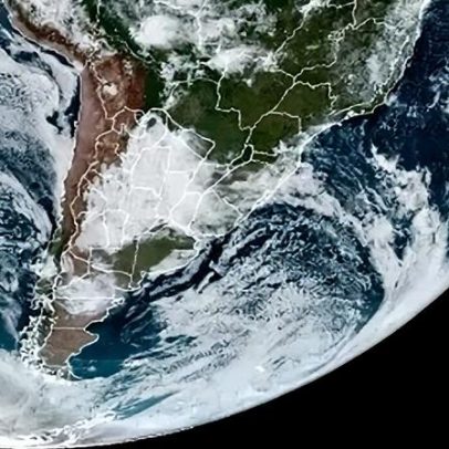 Ciclone extratropical se forma e pode afetar o Brasil nas próximas horas