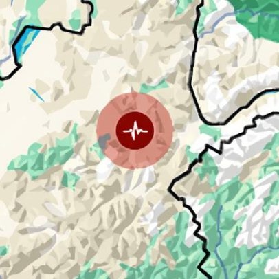 Terremoto de magnitude 5,3 atinge o Afeganistão