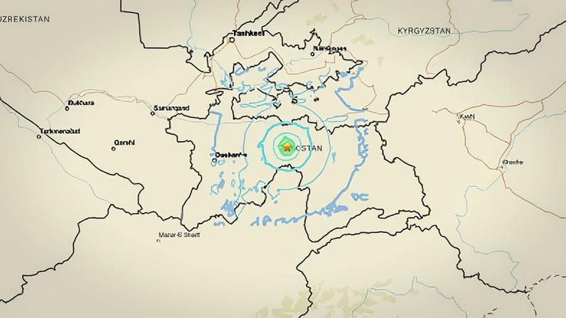 Terremoto de magnitude 5,5 atinge o Tajiquistão