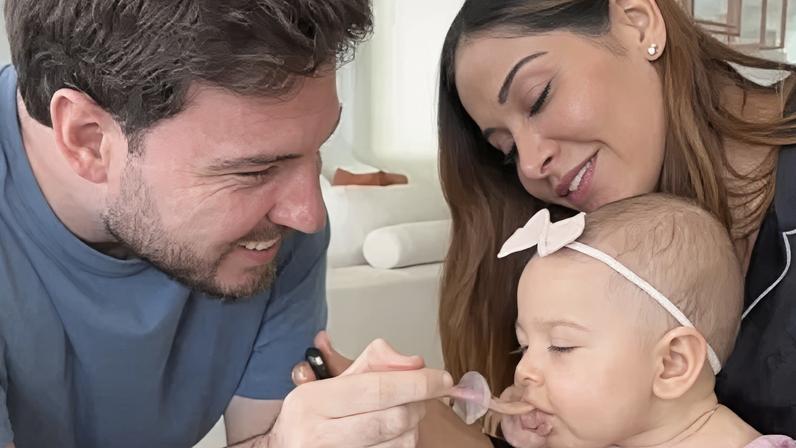Filha de Maíra Cardi e Thiago Nigro, Eloah passa por tratamento hospitalar