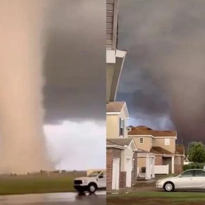 Tornado em Oklahoma destrói casas e arranca postes, segundo vídeos