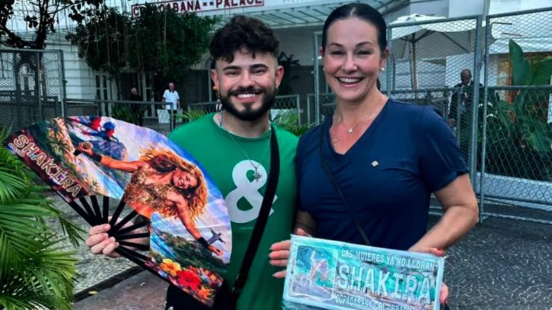Fã faz maratona de 2 dias para ver Shakira no Rio de Janeiro