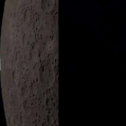 Astronauta em órbita lunar registra vídeo inédito do pôr da Terra