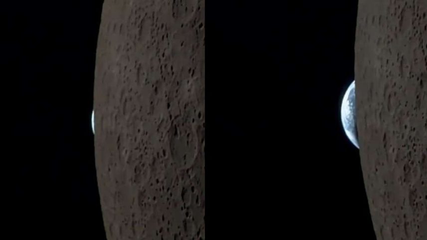 Astronauta em órbita lunar registra vídeo inédito do pôr da Terra