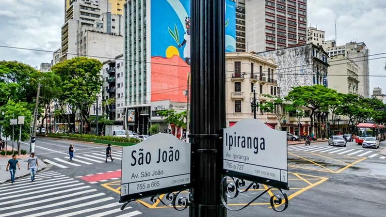 São Paulo (SP), 23/04/2026 - FOTO DE ARQUIVO - Esquina Histórica - Av. São João x Av. Ipiranga. Foto: Edson Lopes Jr/Prefeitura SP