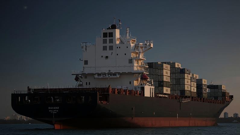 O navio Touska, em foto de 2021, compartilhada na plataforma Marine Traffic