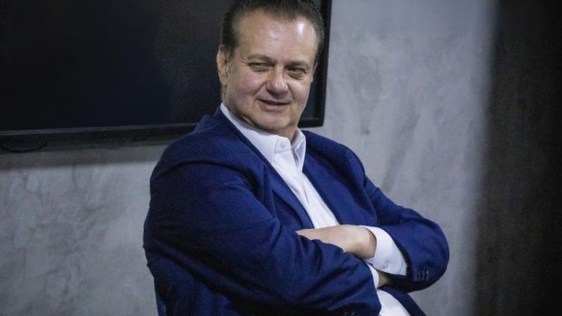 Gilberto Kassab durante palestra para os trainees do Poder360 na sede do jornal digital, em Brasília