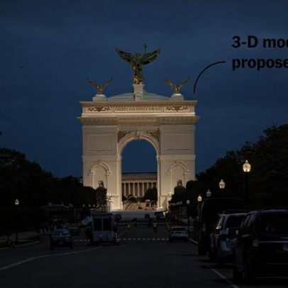 Como o arco proposto por Trump mudaria Washington, D.C.