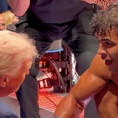 Trump elogia Borrachinha no UFC 327: é bonito e poderia ser modelo