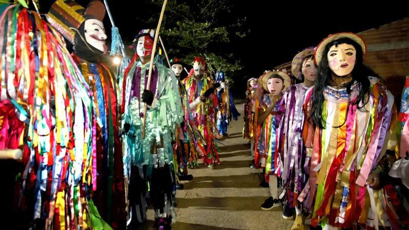 A Caretagem, manifestação afro-brasileira, acontece durante o Festival Cultural