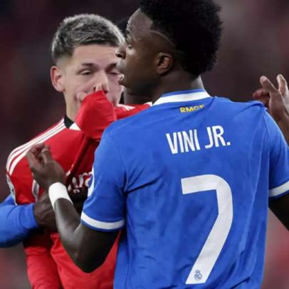 UEFA aplica suspensão de seis jogos a Prestianni por ofensas a Vini Jr.