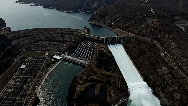 Hidrelétrica de Furnas, em São José da Barra — Foto: Divulgação / Axia Energia