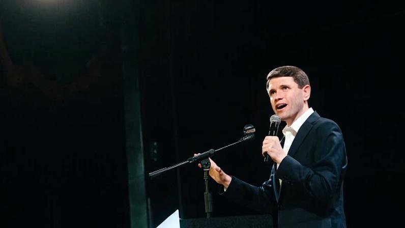 James Talarico, a Texas Democratic primary candidate for U.S. Senate, speaks during an event in San Antonio, Texas on Sunday, March 1, 2026. (AP Photo/Brenda Bazán, File)