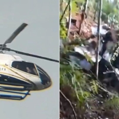 Queda de helicóptero na Indonésia mata passageiros e tripulantes