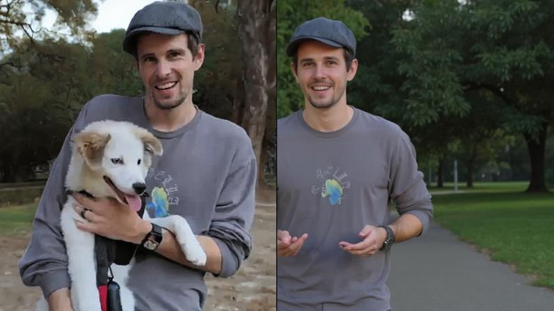 Cachorro de rua Quito ganhou lar durante turnê de Shakira