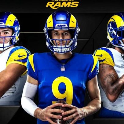 Rams revelam novas uniformes e atualização de marca para a temporada 2026