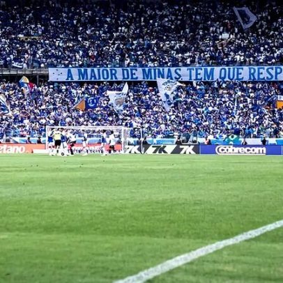 Cruzeiro divulga nova parcial de público para duelo com Bragantino no Mineirão