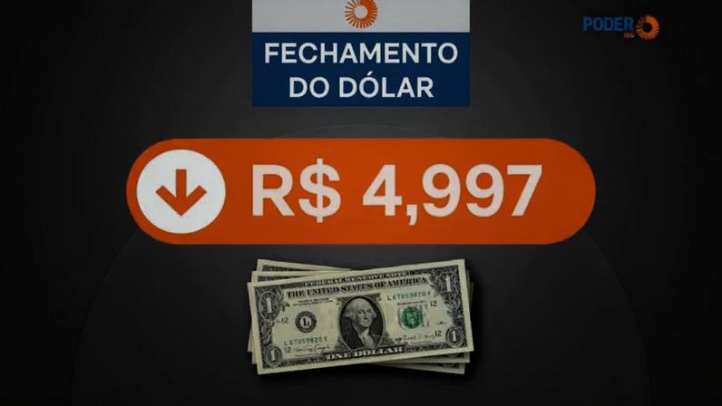A moeda norte-americana caiu para R$ 4,997 nesta 2ª feira (13.abr.2026)