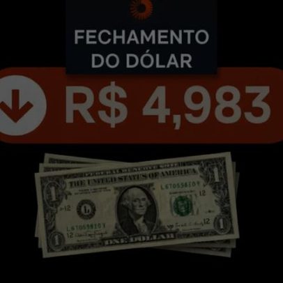 Dólar cai para 4,983 reais, menor desde março de 2024