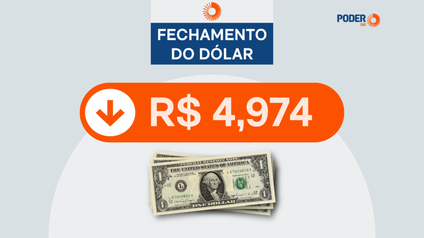 O dólar registrou seu menor valor desde 25 de março, quando foi de R$ 4,973