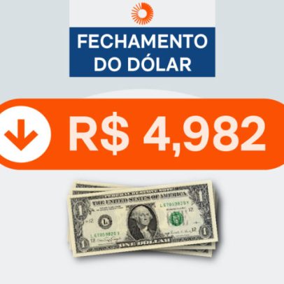 Ibovespa cai 0,51% e dólar fecha estável em R$ 4,982