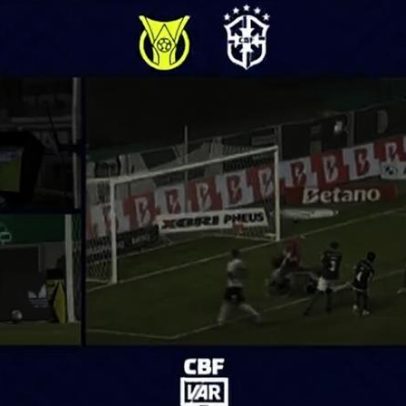 CBF divulga revisão do VAR em pênalti anulado entre Palmeiras e Athletico-PR