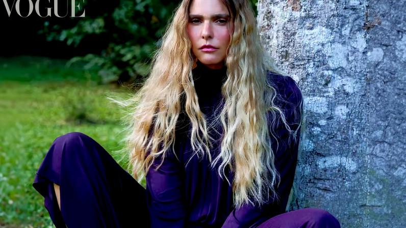 Fernanda Lima usa Gucci na capa digital da Vogue abril — Foto: Bruna Castanheira/ Vogue Brasil