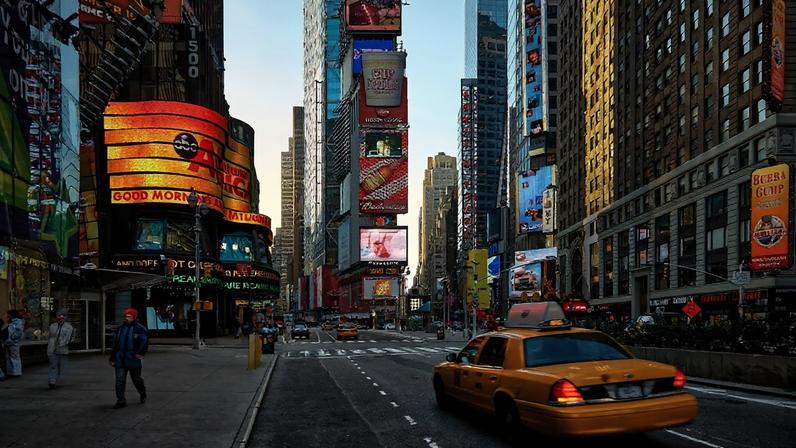 Times Square, Nova York, EUA. (Foto: Vidar Nordli-Mathisen/ Unsplash)