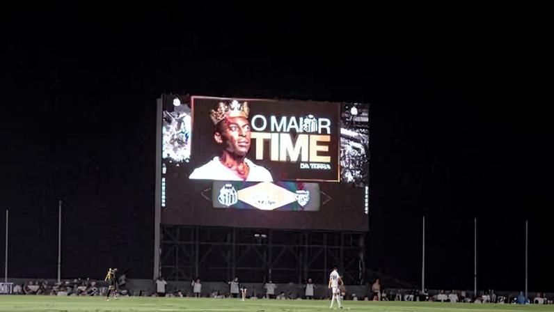 Vila Belmiro em jogo da Sul-Americana