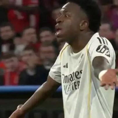 Vini Jr se irrita com colega do Real após derrota na Champions League
