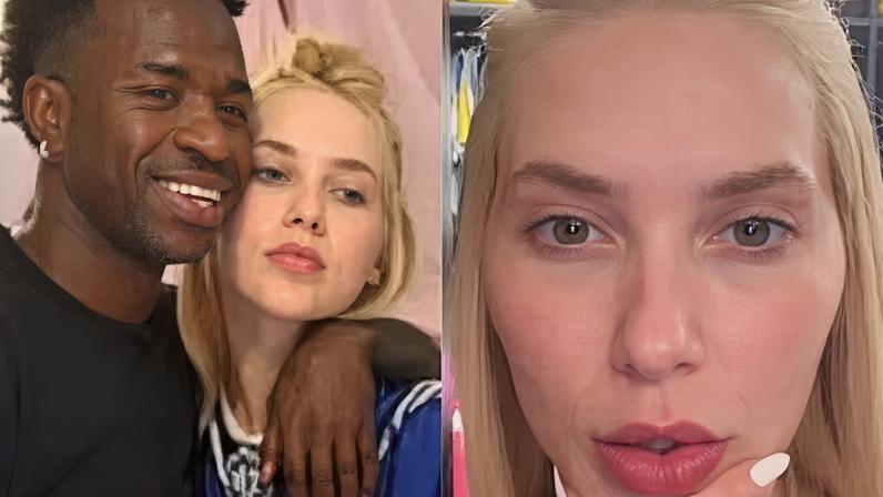 Virginia Fonseca ao lado de Vini Jr em festa de aniversário surpresa preparada pelo jogador