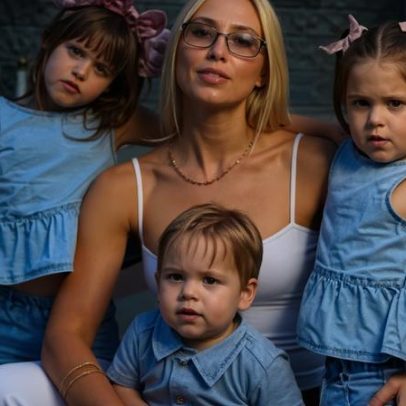 Virginia faz oração com os filhos após polêmica com Piovani