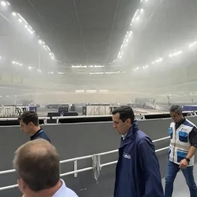 Pista do Velódromo no RJ não foi atingida por incêndio